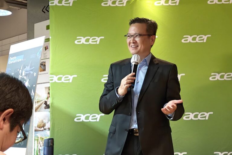 Andrew Hou, President, Acer Pan-Asia Pacific Operations dalam acara Media Executive Review di kantor pusat Acer di Taiwan