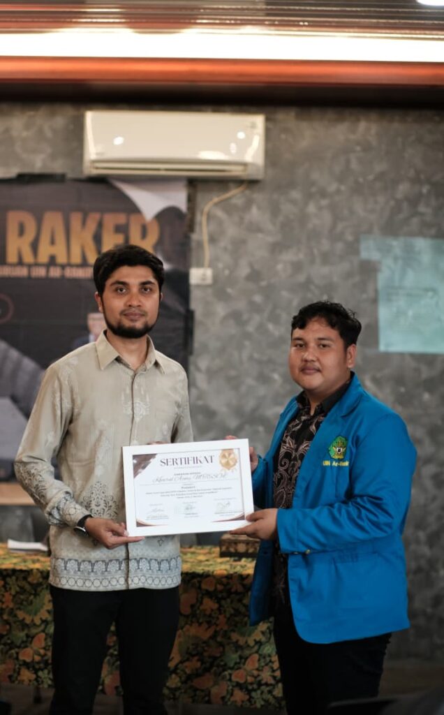 DEMA FTK Gelar Upgrading, Khairul Azmy, M.TESOL Kupas Tuntas Materi Keorganisasian